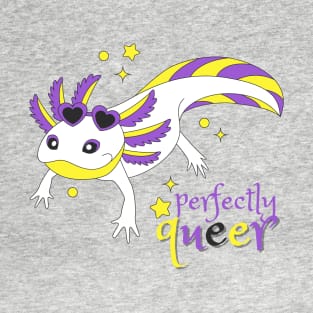 Nonbinary Pride Axolotl T-Shirt